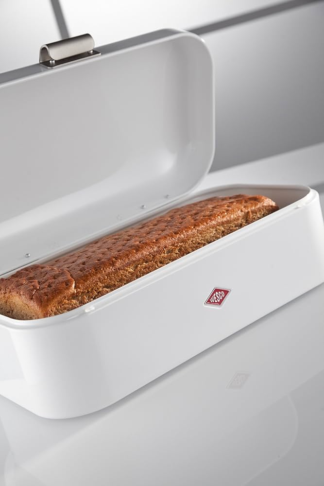 新品【WESCO (ウェスコ) ブレッドボックス】 イエロー BREADBOY Amazon.com: Wesco Single Breadboy – Steel Bread Box for